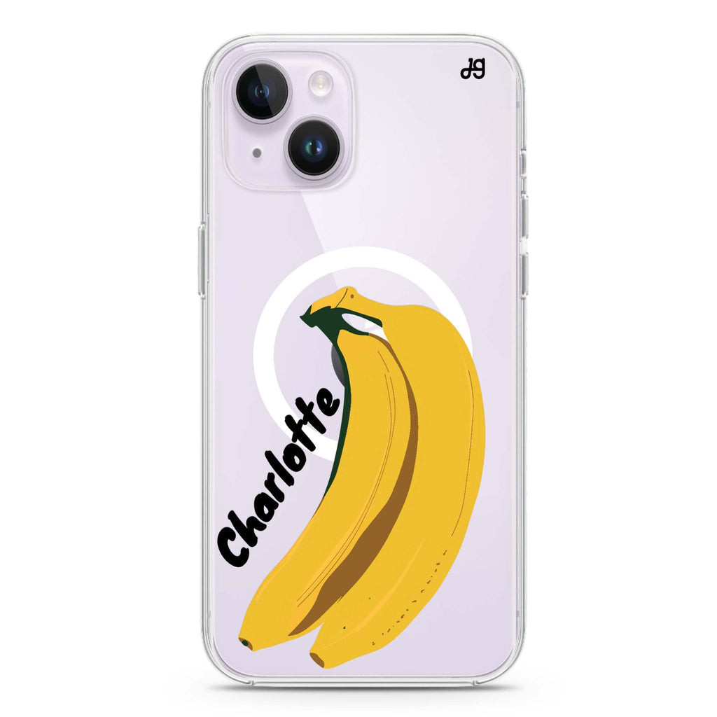 Banana Breeze iPhone 14 Magsafe 兼容水晶透明保護殼