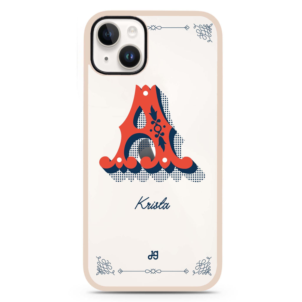 Vintage Ornamental Monogram 防衝擊iPhone保護殼