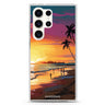 Sunset Glow Samsung Galaxy Ultra 透明保護殼，適用 S26/S25/S24/S23 Ultra，圖1