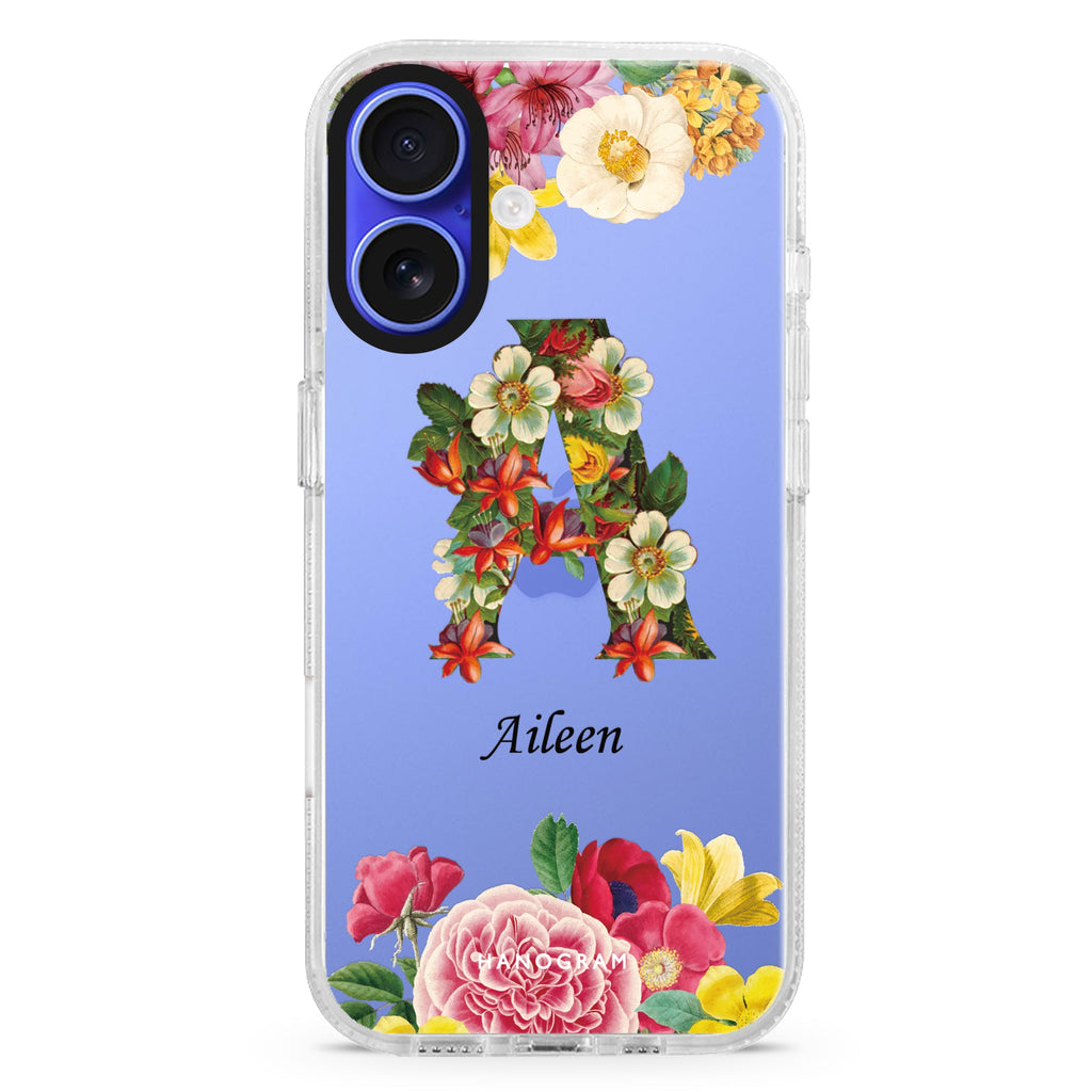 Bouqet Flower Monogram 水晶透明保護殼