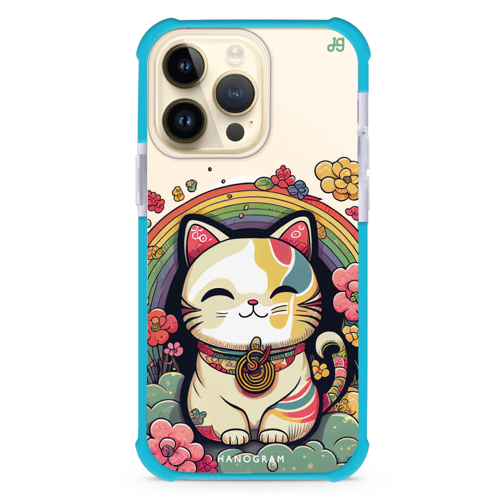 Japanese Lucky Cat iPhone Magsafe 兼容超強防摔保護殼