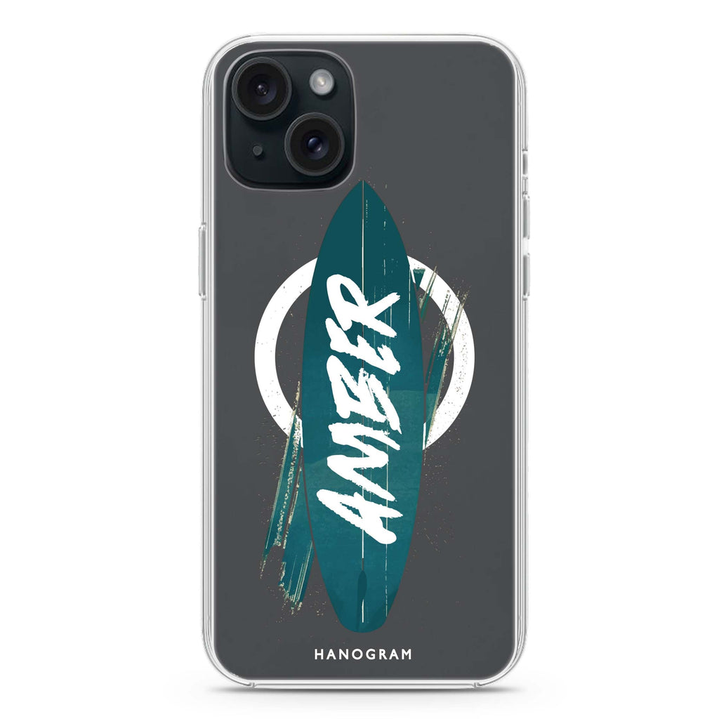 Surf's Up iPhone 15 Magsafe 兼容水晶透明保護殼
