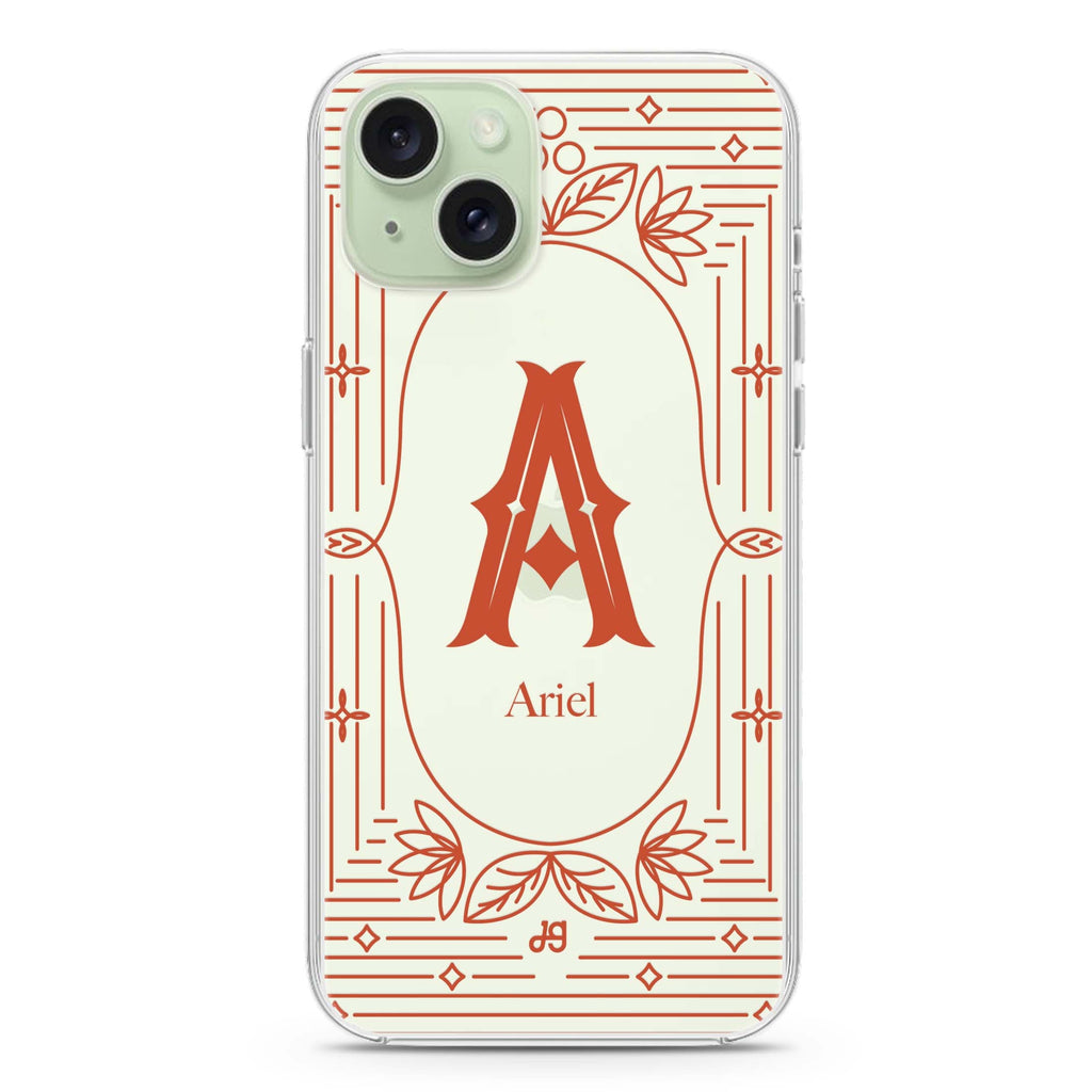 Artistic Monogram I iPhone 15 水晶透明保護殼