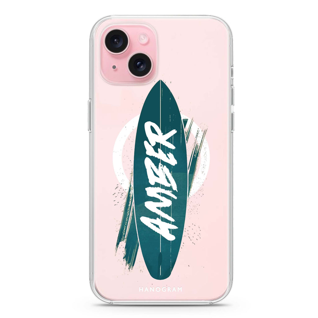 Surf's Up iPhone 15 Plus Magsafe 兼容水晶透明保護殼