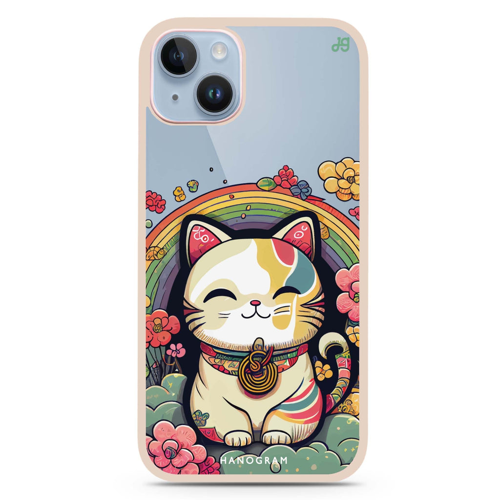 Japanese Lucky Cat iPhone 15 Plus 防衝擊保護殼