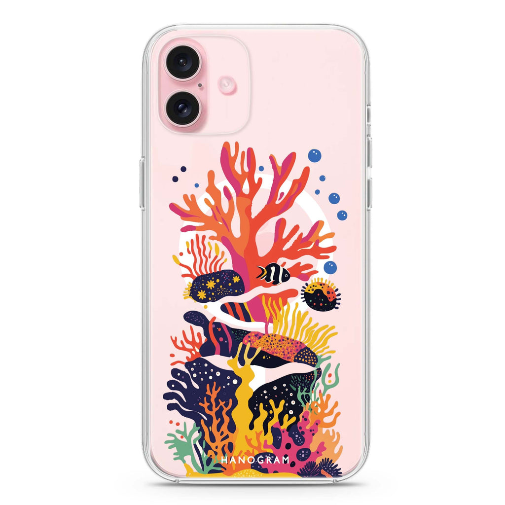 Groovy Reef Magsafe 兼容水晶透明保護殼