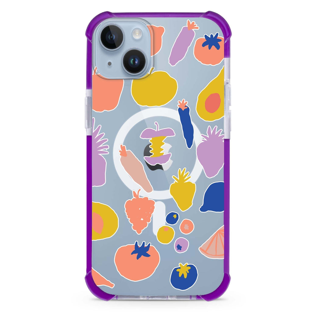 More Fruits iPhone 15 Plus Magsafe 兼容超強防摔保護殼