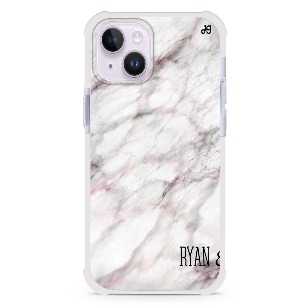 White Marble 超強防摔保護殼