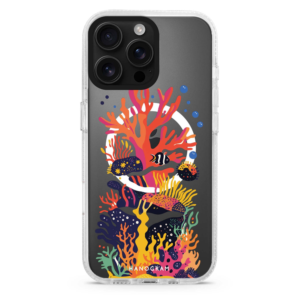 Groovy Reef Magsafe 兼容水晶透明保護殼