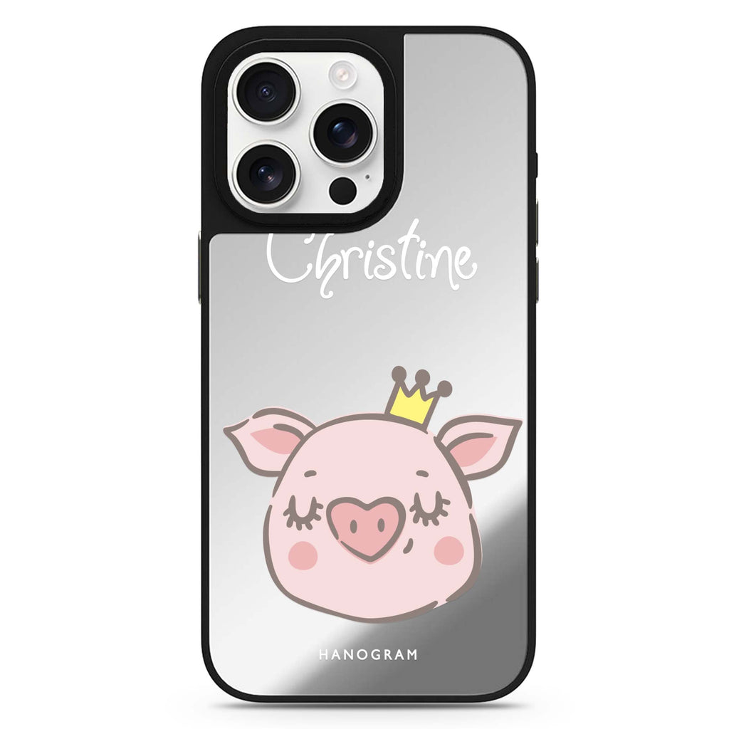 Piggy Queen 鏡面手機殼