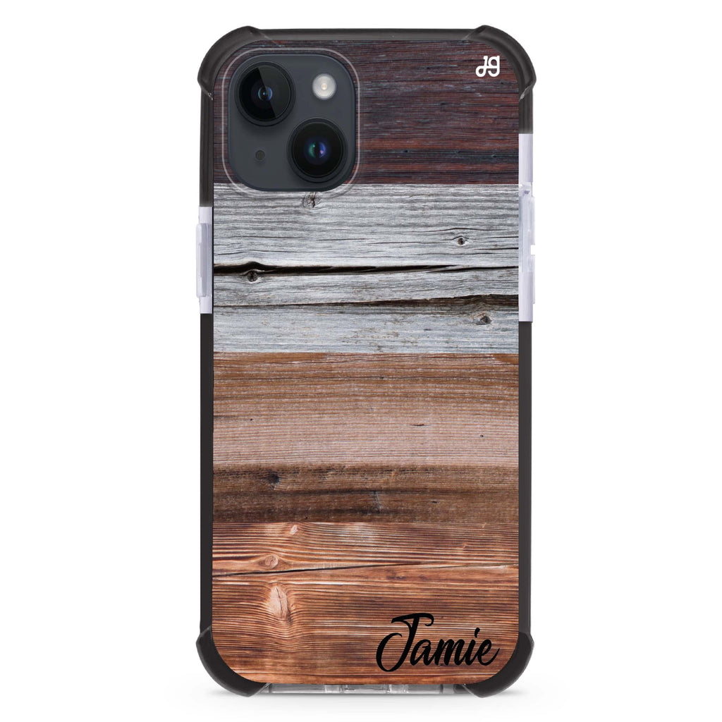 Wood Grain Varigegated 超強防摔保護殼