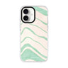 Abstract Paint Pattern iPhone 17 水晶透明保護殼正面展示