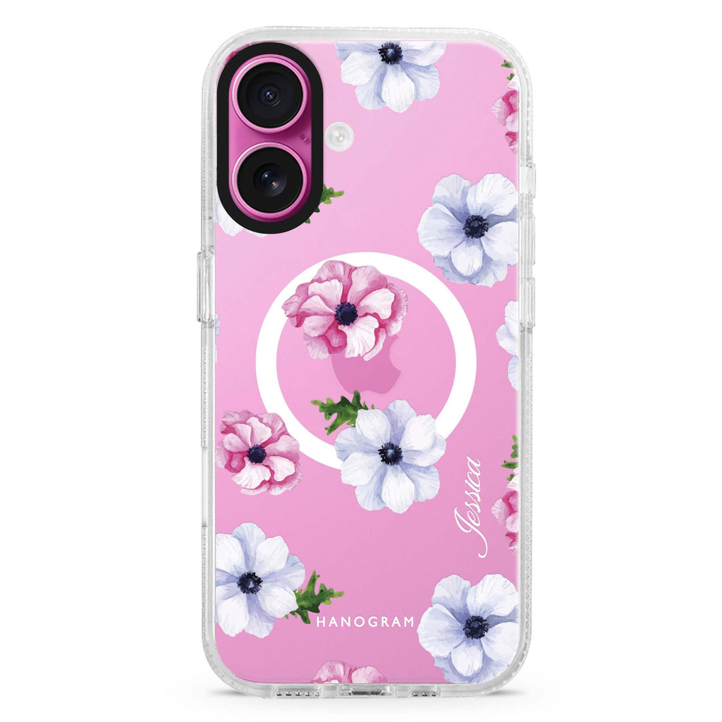 Ideal floral Magsafe 兼容水晶透明保護殼