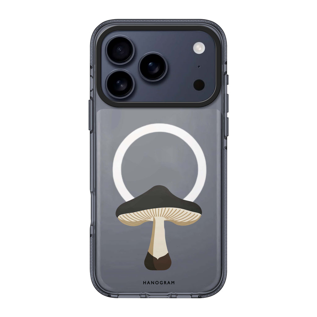 Solo Mushroom iPhone 17 Pro Max MagSafe 水晶透明保護殼 蘑菇圖案設計 圖1