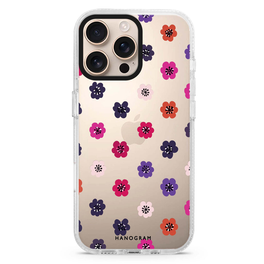 Flower Sprinkle 水晶透明保護殼