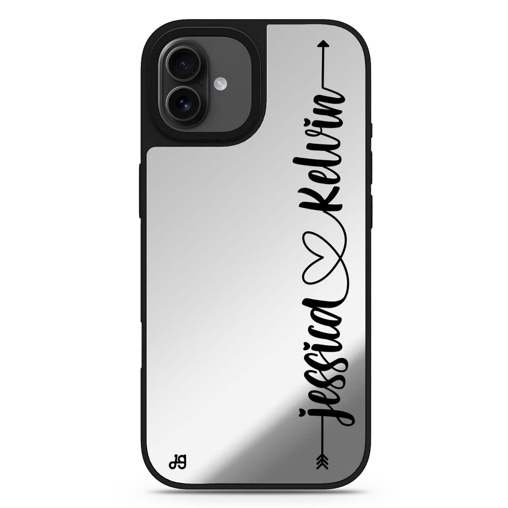 Custom 款式2 iPhone 17 個人化名字鏡面手機殼 主圖設計