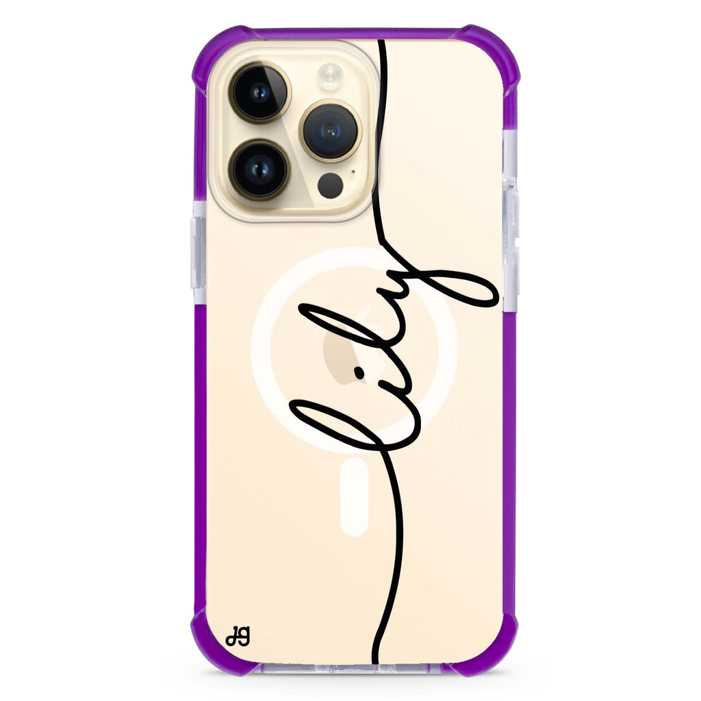 Vertical Handwritten II iPhone Magsafe 兼容超強防摔保護殼