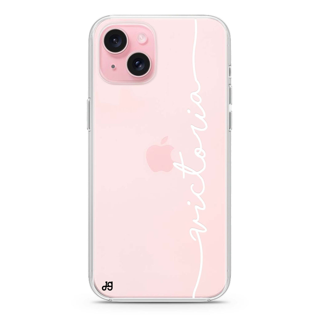 Vertical Handwritten II iPhone 15 plus 水晶透明保護殼