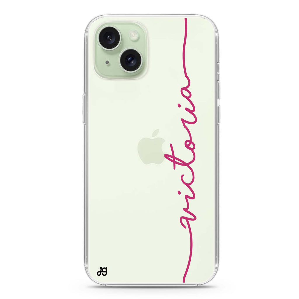 Vertical Handwritten II iPhone 15 水晶透明保護殼
