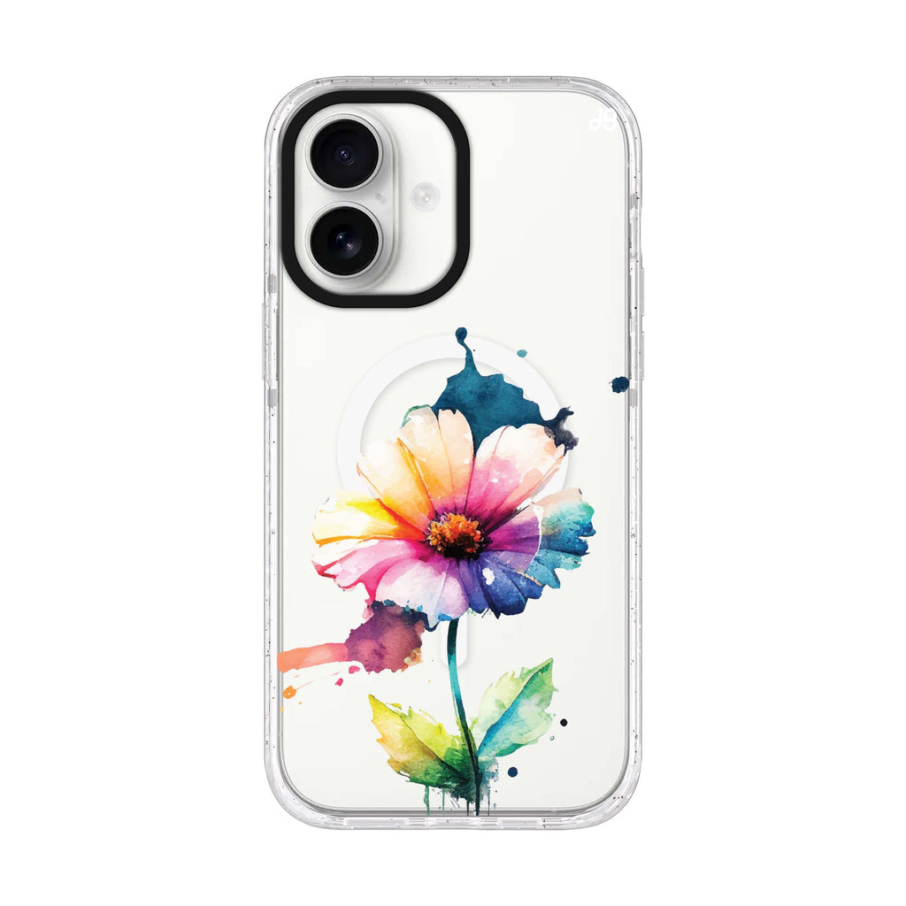 A Beautiful Flower iPhone 17 水晶透明保護殼正面展示