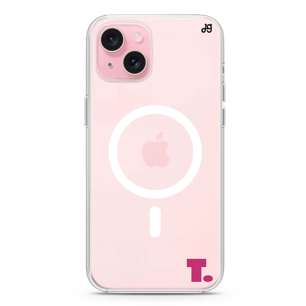 Single iPhone 15 Plus Magsafe 兼容水晶透明保護殼