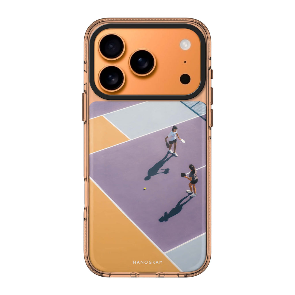 Court Play iPhone 17 Pro Max MagSafe 水晶透明保護殼 插畫圖案設計 圖1