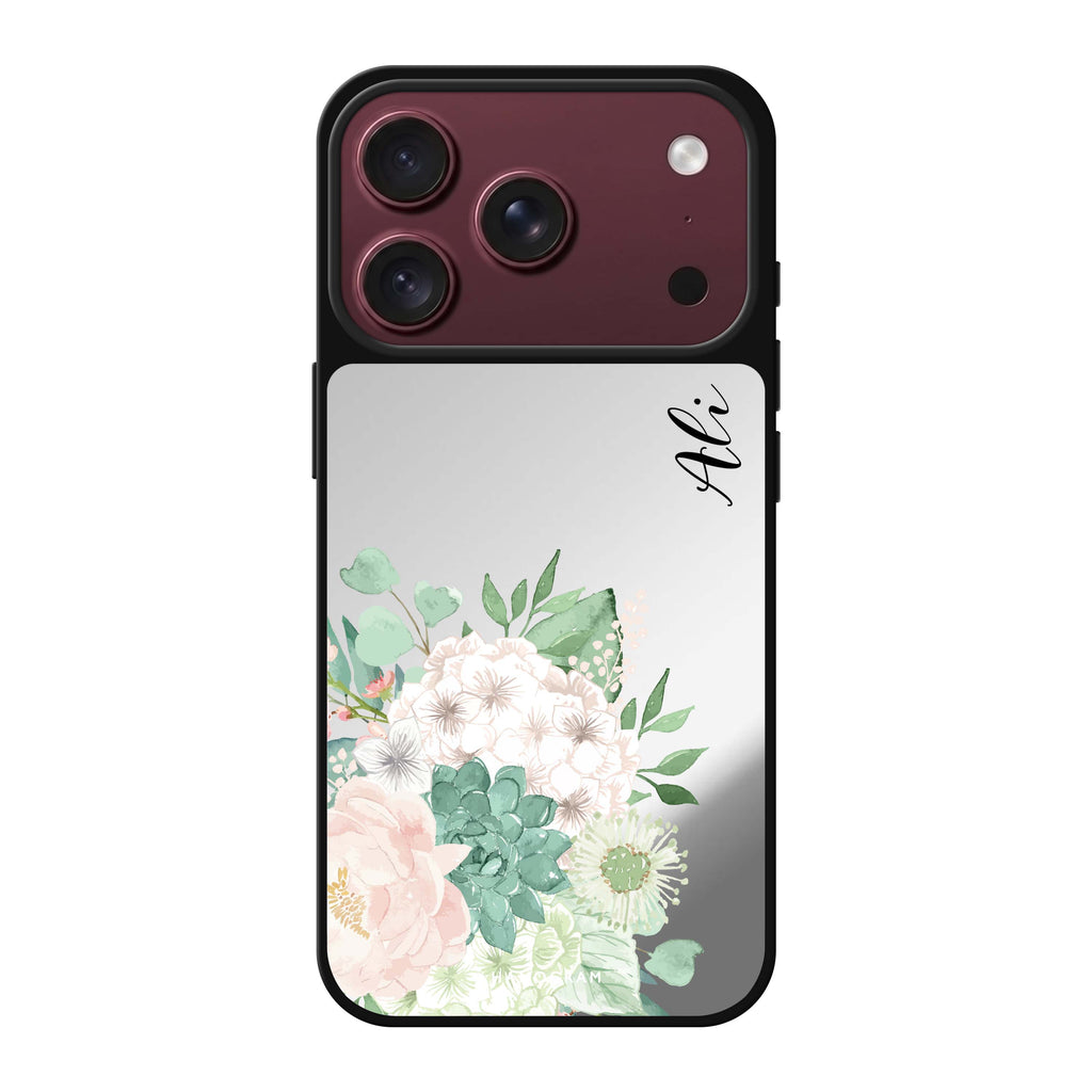 Vintage Flowers 鏡面手機殼