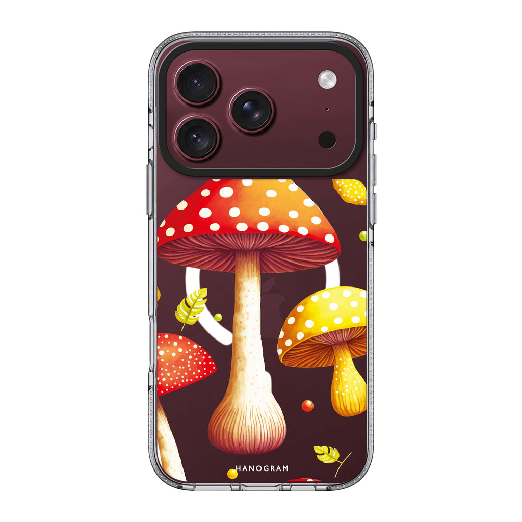 Mushroom time 水晶透明保護殼