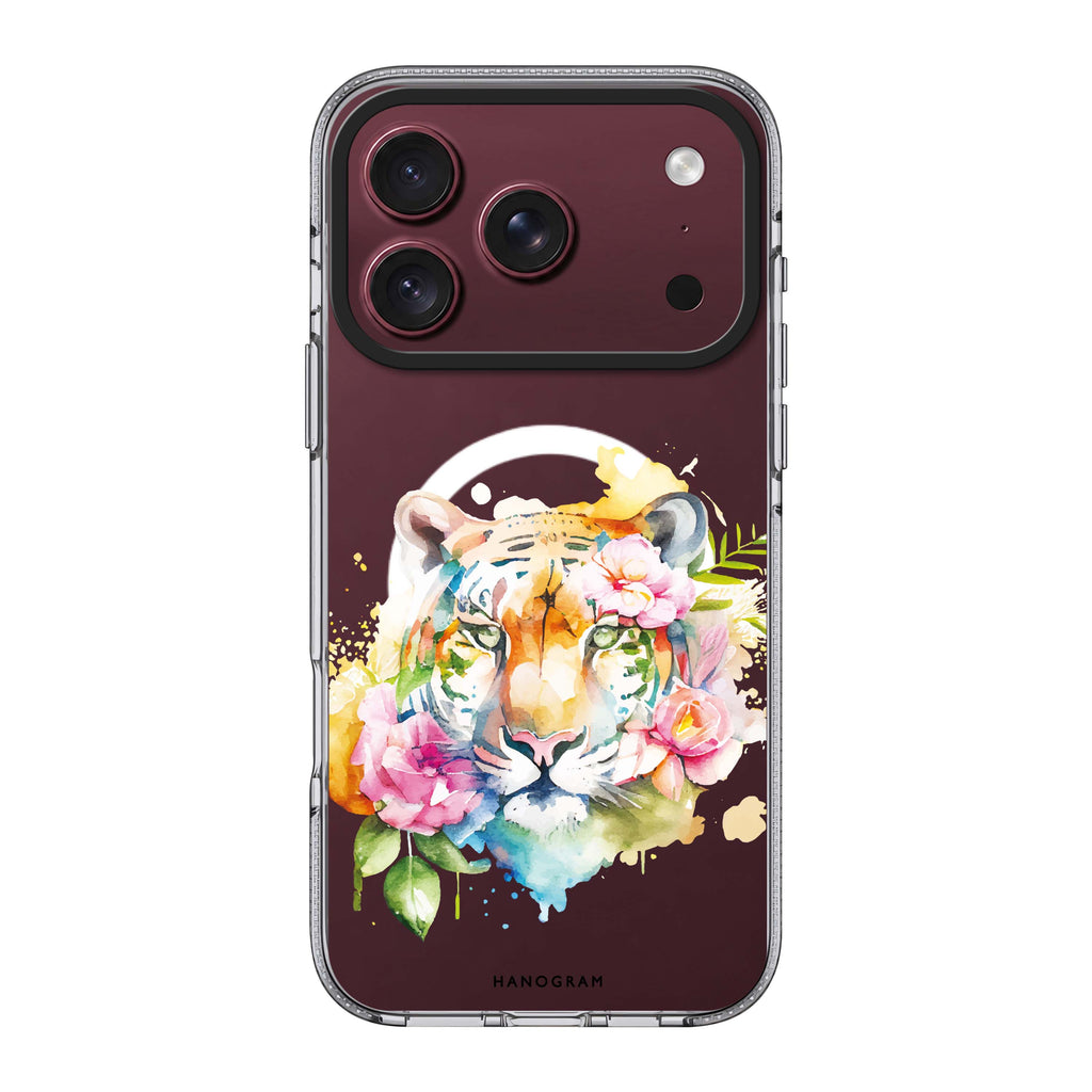 Floral Tiger 水晶透明保護殼