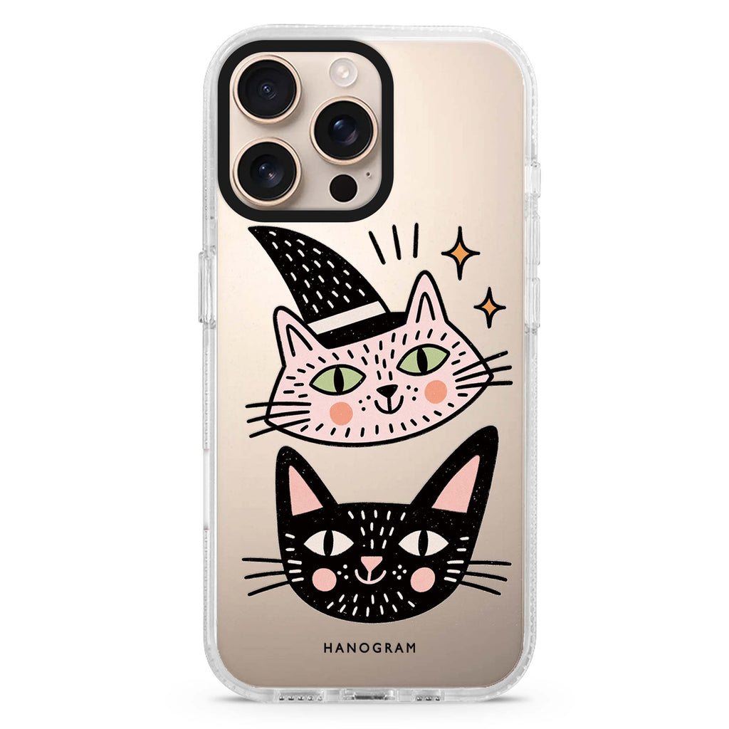 Two Cats One Spell 水晶透明保護殼