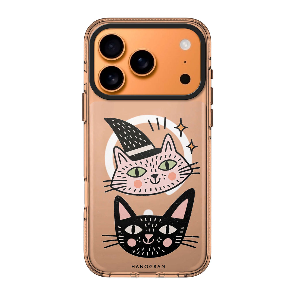 Two Cats One Spell 水晶透明保護殼