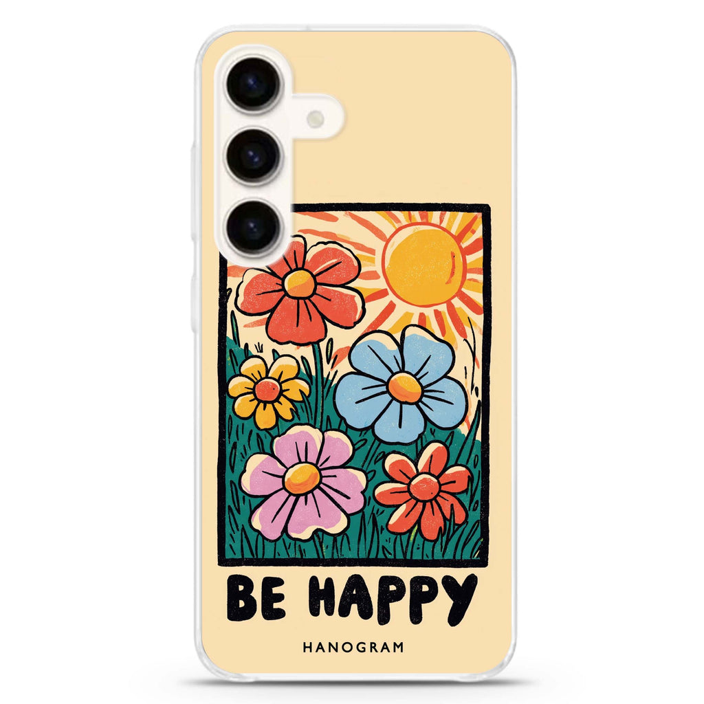 Happy Garden Samsung Galaxy S26/S25/S24 水晶透明保護殼正面展示