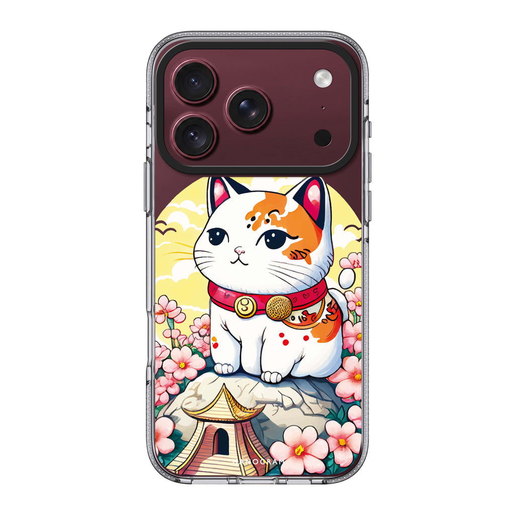 Cat & Flowers 水晶透明保護殼