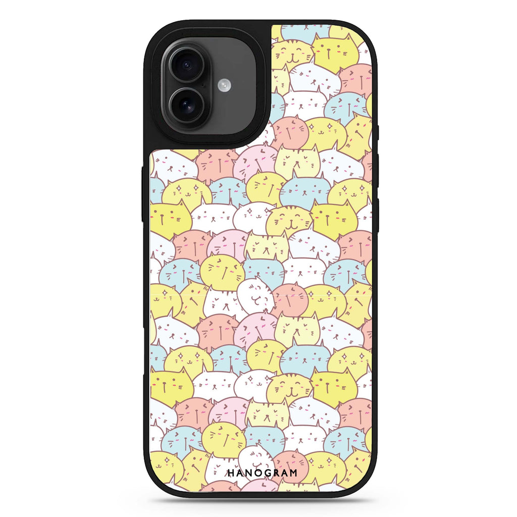 Meow Melodies iPhone 17 鏡面手機殼 主圖設計