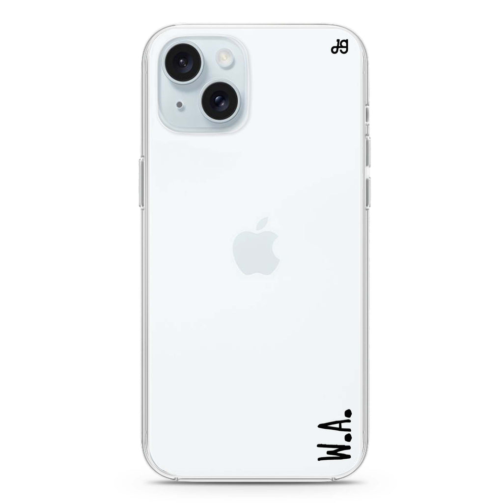 Causal Written Custom iPhone 15 plus 水晶透明保護殼