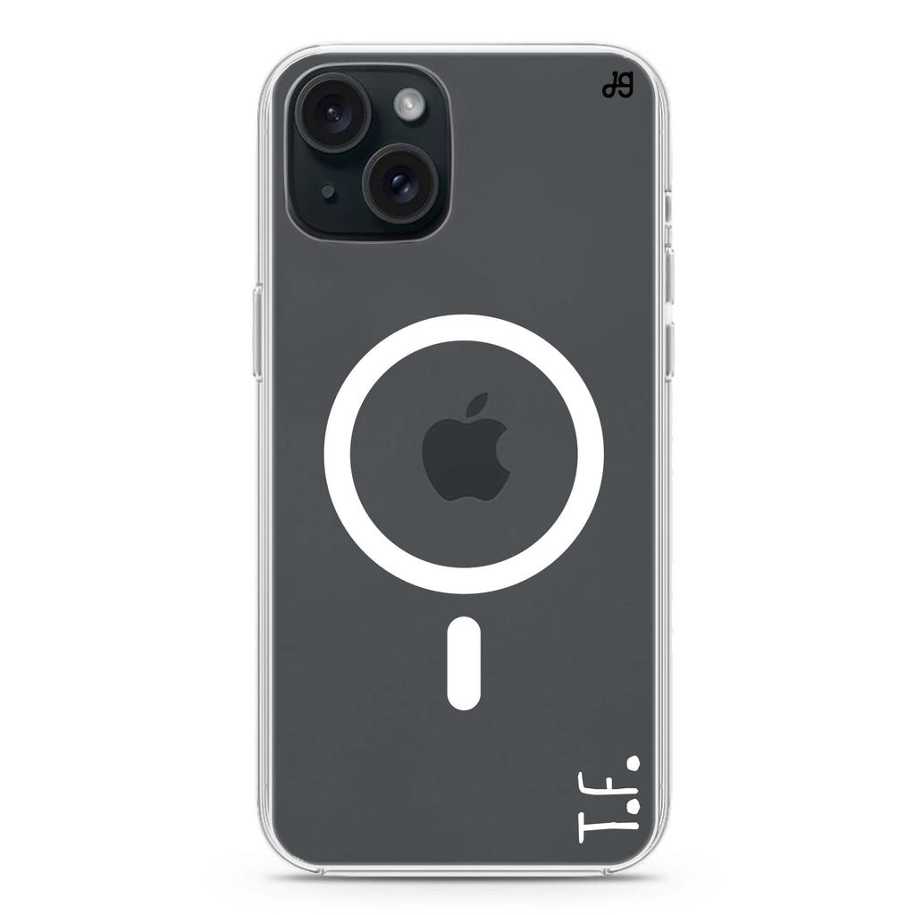 Causal Written Custom iPhone 15 Plus Magsafe 兼容水晶透明保護殼