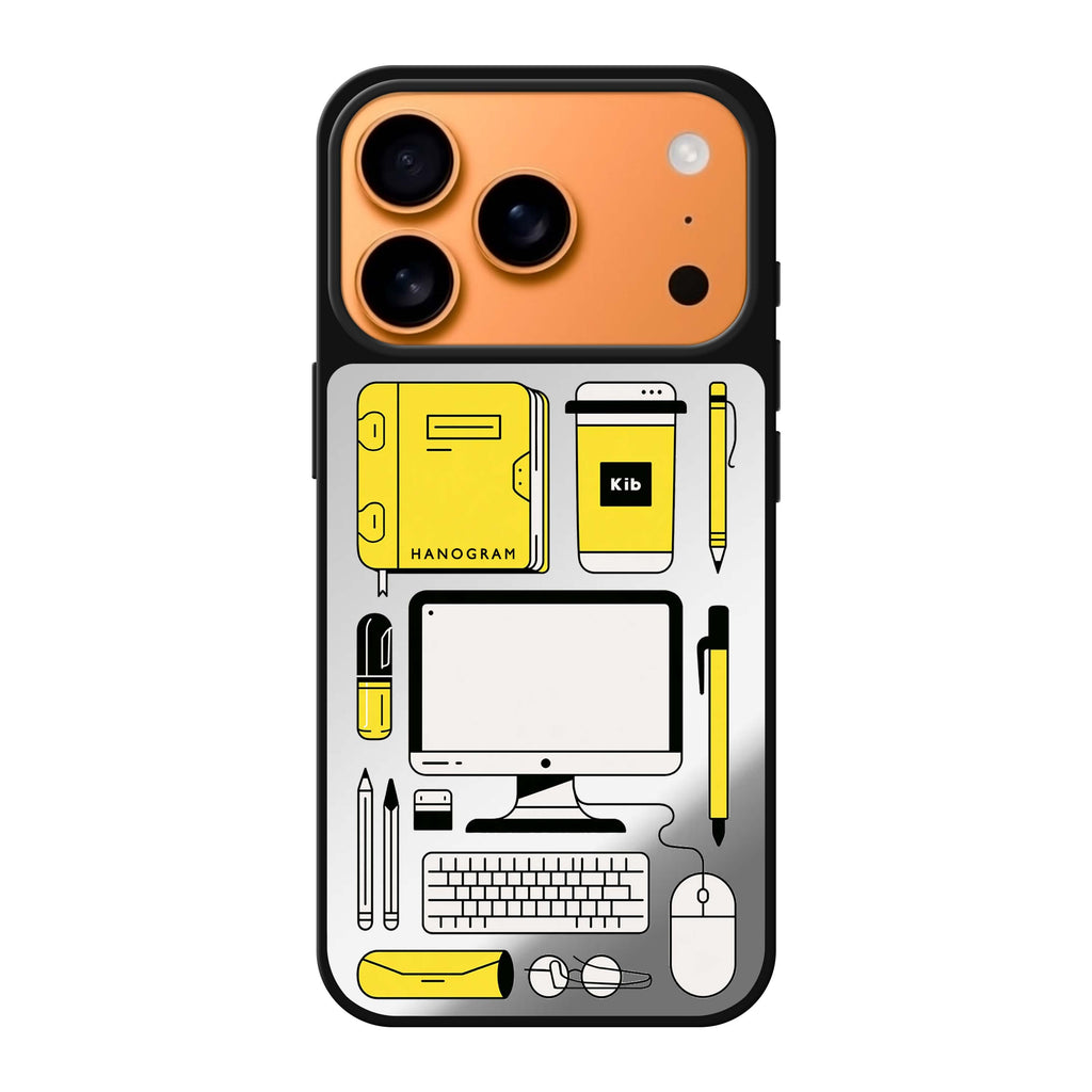 The Yellow Desk Club 鏡面手機殼