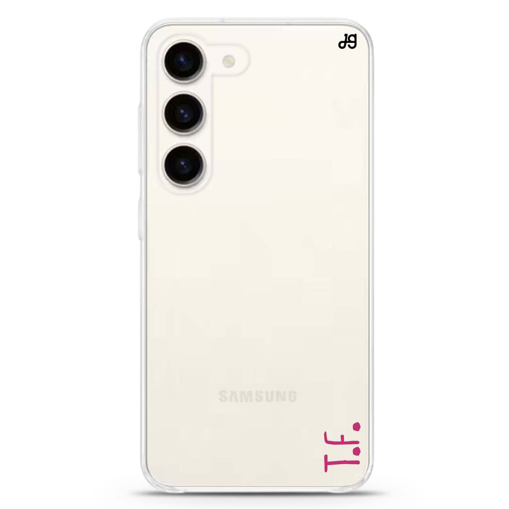 Causal Written Custom Samsung Galaxy 水晶透明保護殼