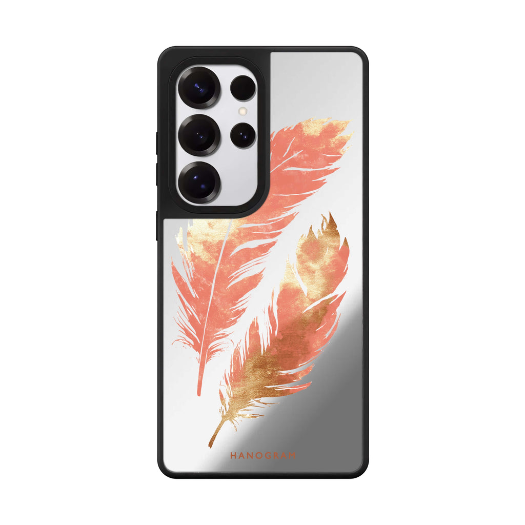 Golden Feathers 鏡面手機殼