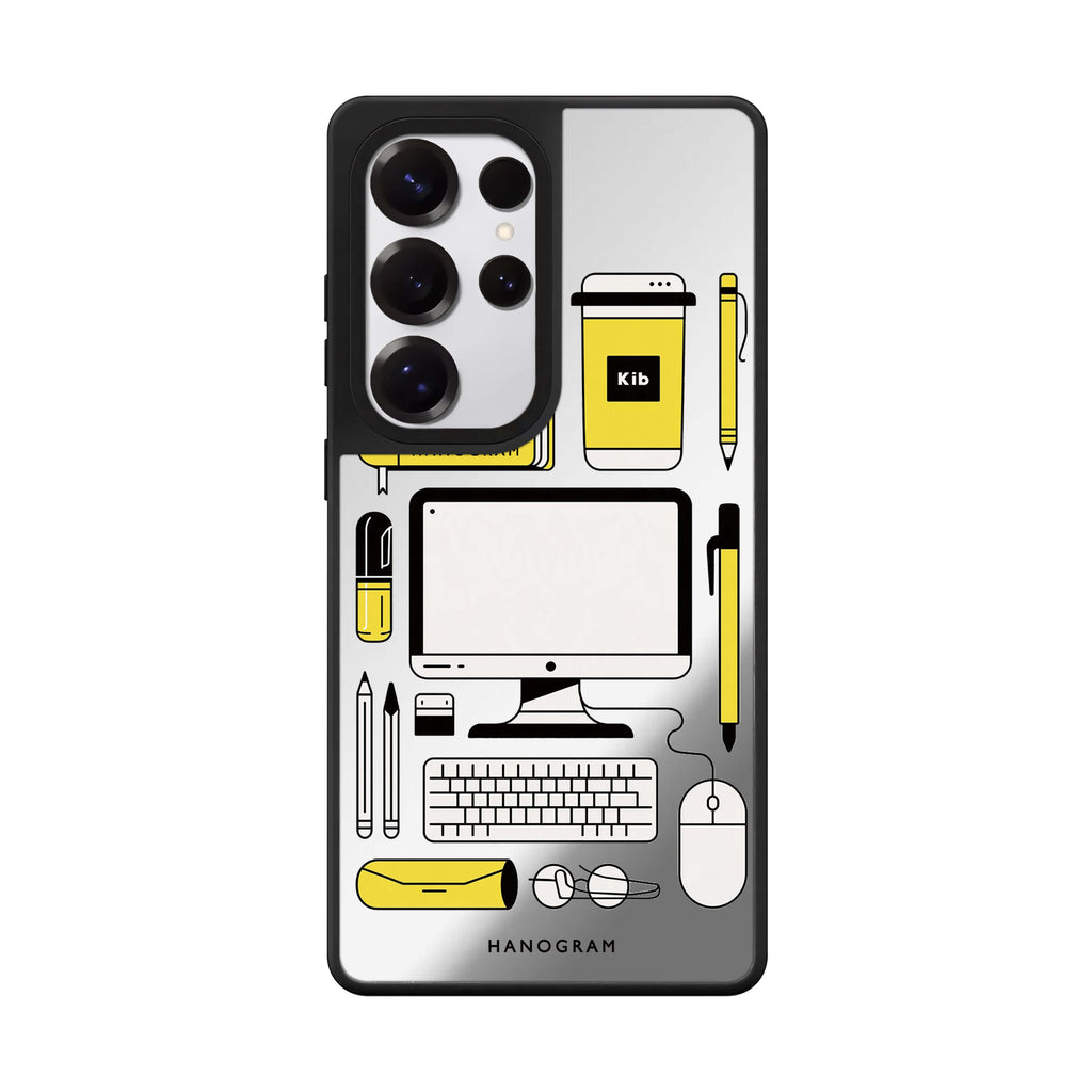 The Yellow Desk Club Samsung Galaxy 鏡面手機殼