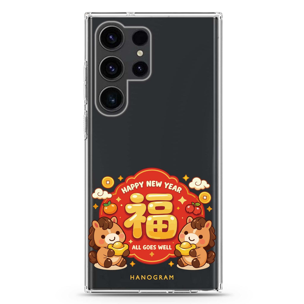 Double Fortune Joy Samsung Galaxy 水晶透明保護殼