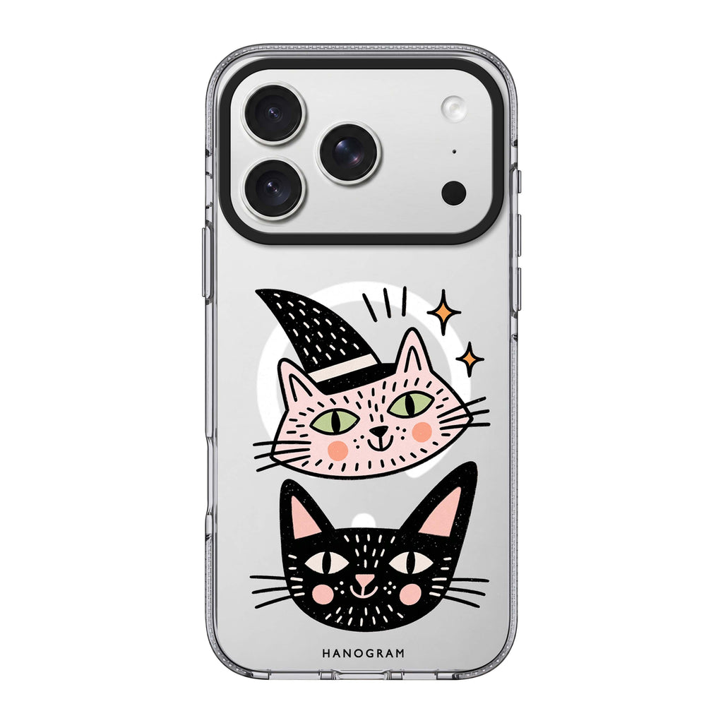 Two Cats One Spell 水晶透明保護殼