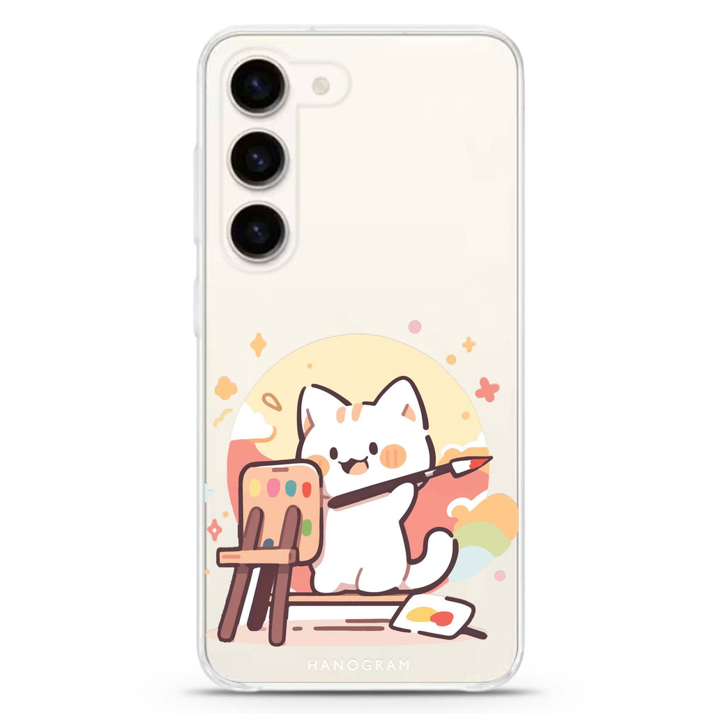 Feline Masterwork Samsung Galaxy 水晶透明保護殼