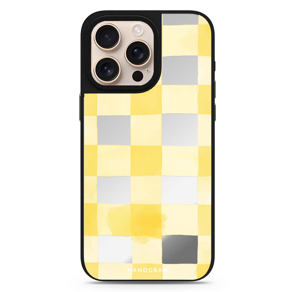 Lemon Checks 鏡面手機殼