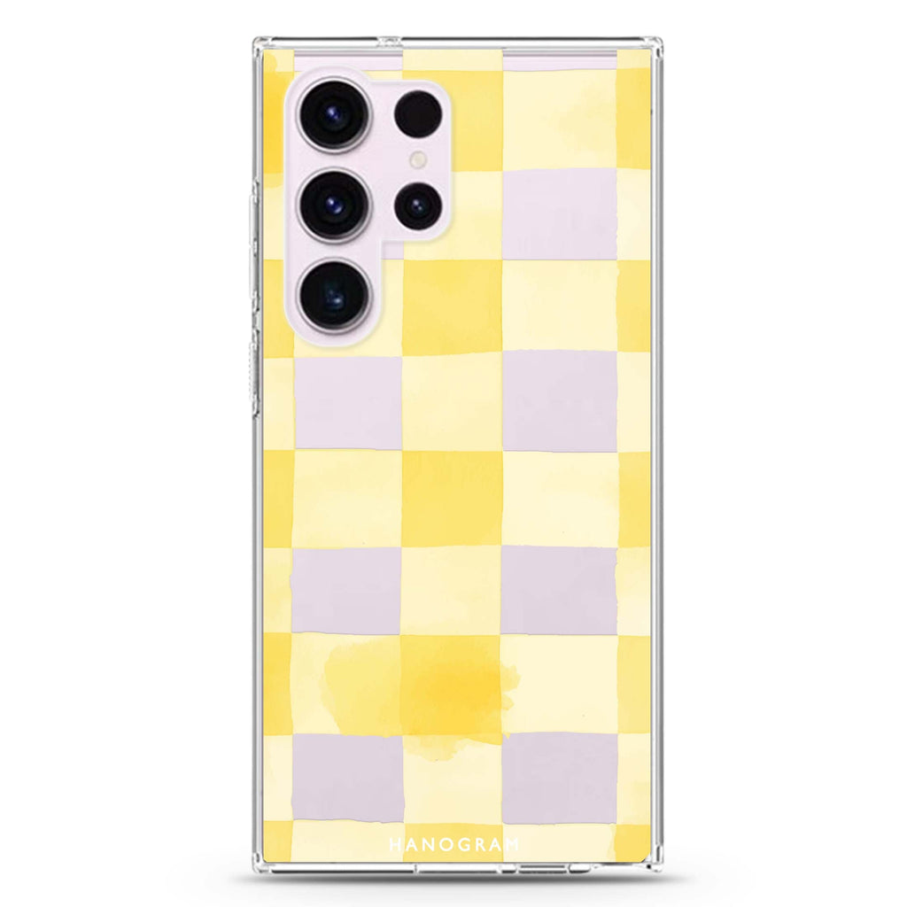 Lemon Checks Samsung Galaxy Ultra 透明保護殼，適用 S26/S25/S24/S23 Ultra，圖1