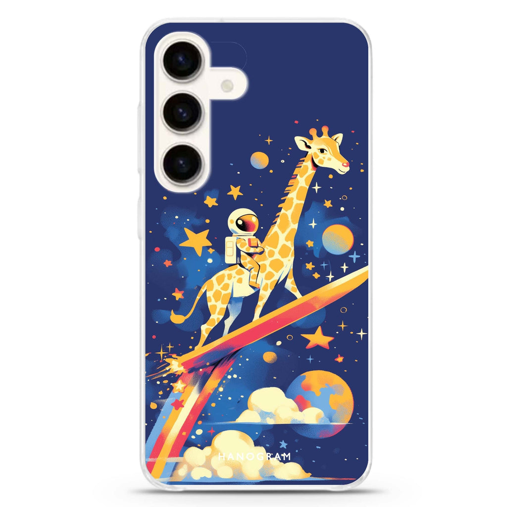 Galactic Ride Samsung Galaxy S26/S25/S24 水晶透明保護殼正面展示
