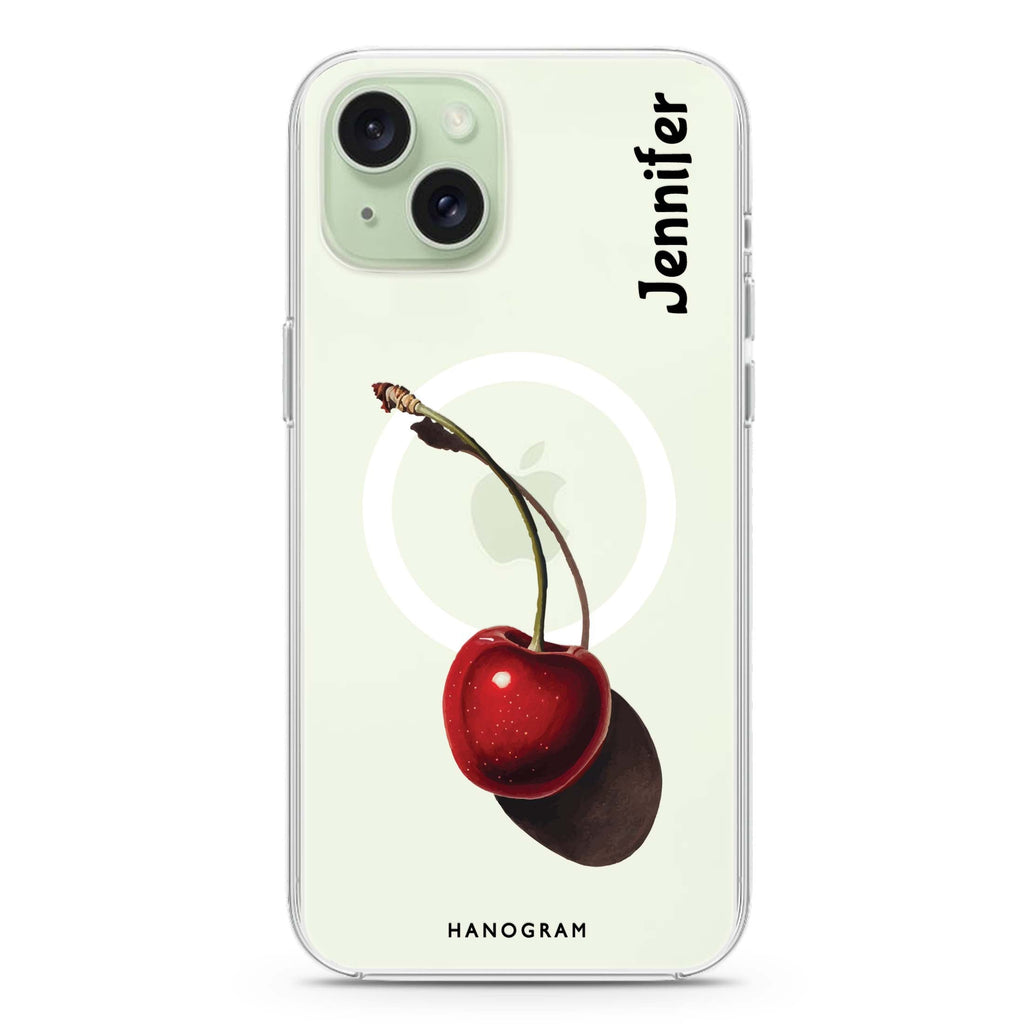 Ruby Rhapsody iPhone 15 Magsafe 兼容水晶透明保護殼