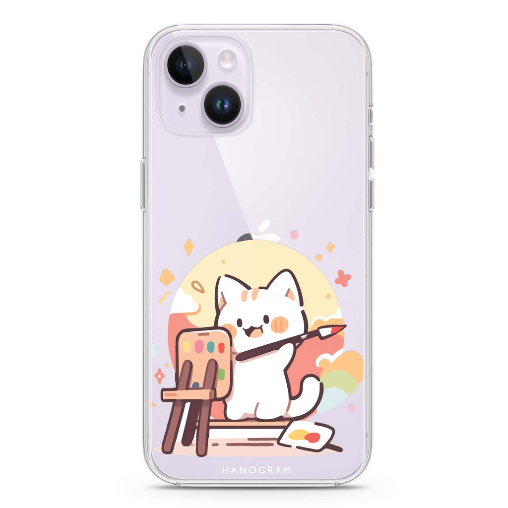 Feline Masterwork iPhone 14 Plus 水晶透明保護殼