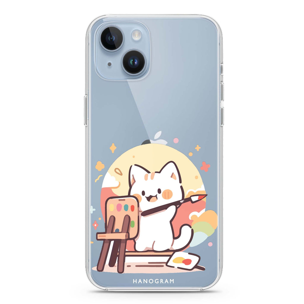 Feline Masterwork iPhone 14 水晶透明保護殼