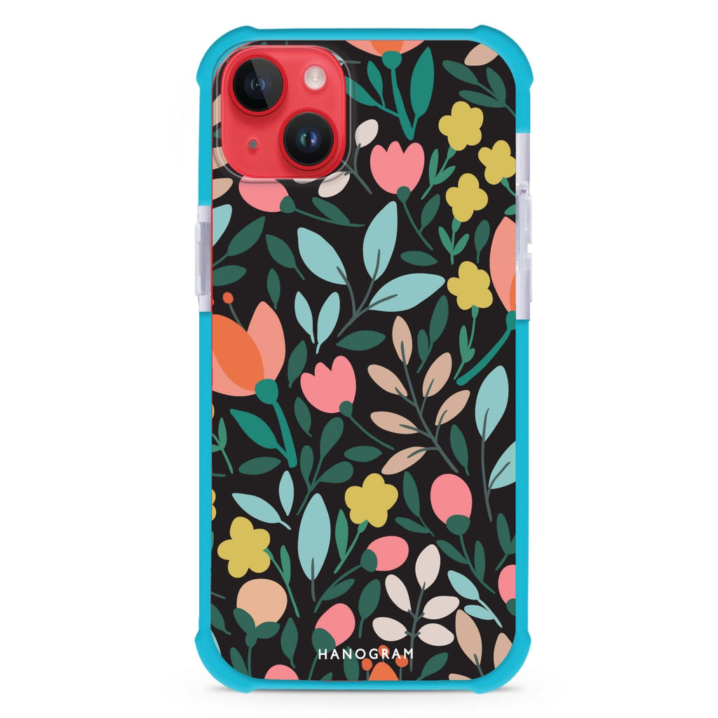 Floral iPhone 15 Plus Magsafe 兼容超強防摔保護殼